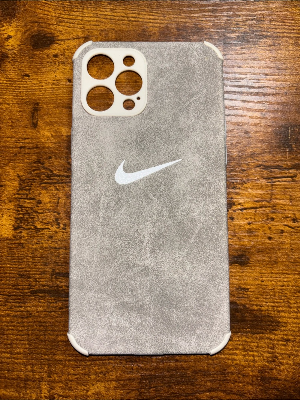 12 Pro Max Light Gray Swoosh Phone Case ✅✅🔥🔥🔥